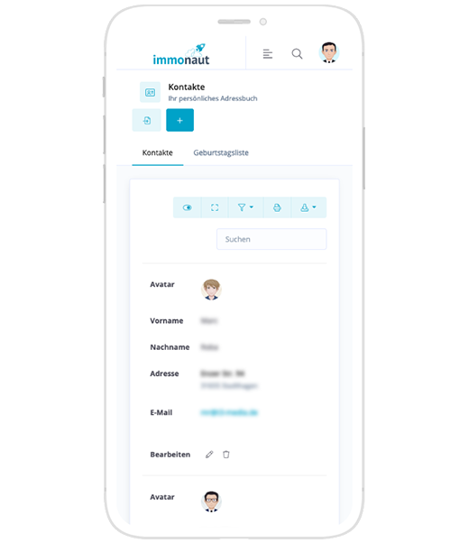 immonaut makler software immobilienmakler software adressverwaltung unterwegs mobil